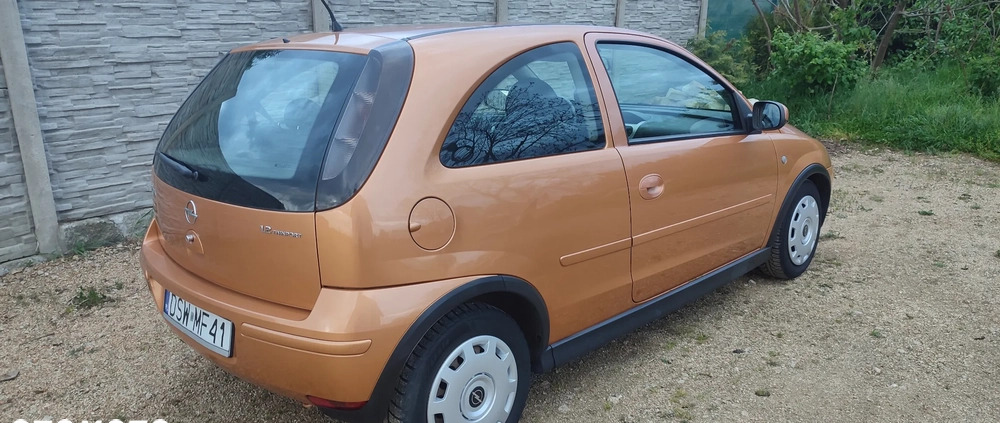 Opel Corsa cena 6400 przebieg: 207808, rok produkcji 2005 z Strzegom małe 781